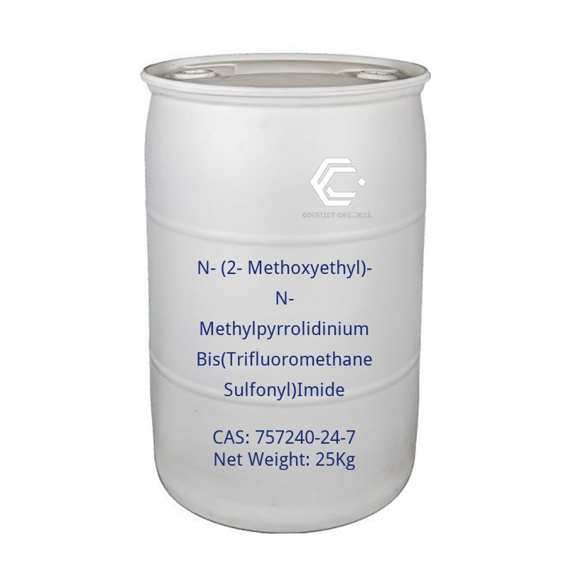 N-(2-Methoxyethyl)-N-Methylpyrrolidinium Bis(Trifluoromethane Sulfonyl)Imide-cas-757240-24-7 N-(2-Methoxyethyl)-N-Methylpyrrolidinium Bis(Trifluoromethane Sulfonyl)Imide-cas-757240-24-7
